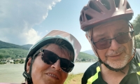 Rudi Jahn: Radtag in der Wachau 21.07.2020 (Das mit dem Selfie müssen wir noch lernen)
