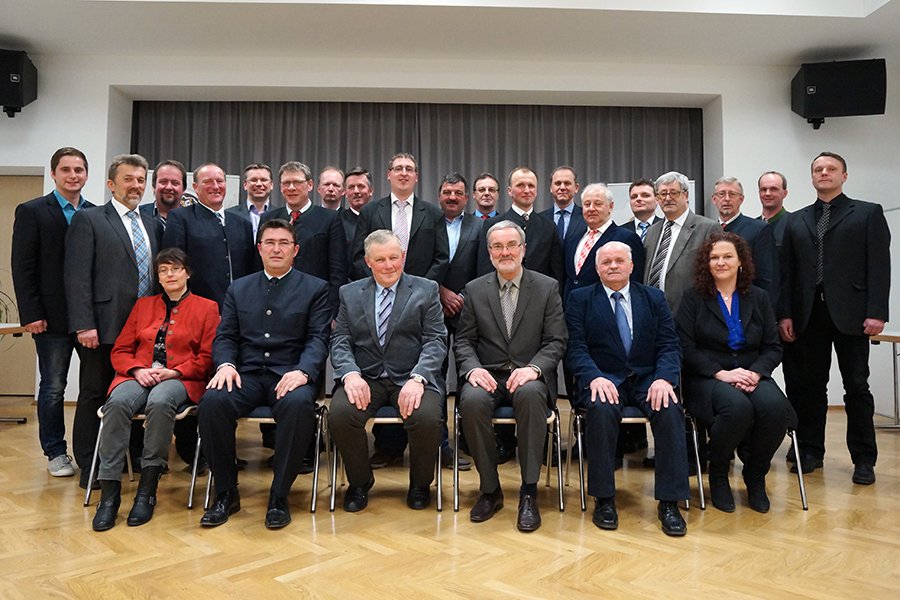Der neu konstituierte Gemeinderat 2015