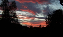 Sonnenuntergang Haselberg