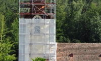 Franz Kitzler: Renovierung Fassade Pfarrkirche Juli 2018