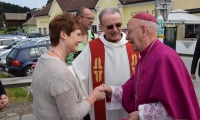 R. Jahn: Parrvisitation 17. Juni 2018 Empfang Bischof Küng