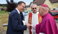 R. Jahn: Pfarrvisitation 17. Juni 2018 Empfang Bischof Küng